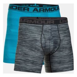 Under Armour Bokserki męskie Original 6in 2 Pack Novlt niebiesko-grafitowe r. M (1299994-929). Bokserki marki Under Armour. Za 139.19 zł.