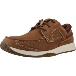 Buty CLARKS SAILVIEW LACE Brązowy. Brązowe buty trekkingowe Clarks, bez wzorów, ze skóry, bez zapięcia. Za 354.99 zł.