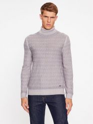 JOOP! Golf 30038085 Szary Modern Fit. Szare golfy JOOP!, l, bez wzorów, z wełny, bez kołnierzyka, bez ramiączek. Za 459.99 zł.