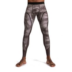 Legginsy męskie Venum Electron 3.0 Spats. Brązowe legginsy długie sportowe VENUM, m, bez wzorów. Za 199.00 zł.