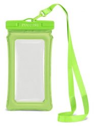 Puccini Torebka w kolorze zielonym na telefon - 11 x 21 x 1,5 cm rozmiar: onesize. Zielone torby na ramię Puccini, bez wzorów, przez ramię, bez dodatków. Za 43.57 zł.