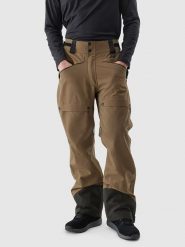 4F Spodnie narciarskie w kolorze khaki rozmiar: XL. Brązowe spodnie narciarskie i snowboardowe 4F, m, bez wzorów, narciarskie. Za 288.52 zł.