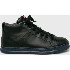 Camper - Buty. Czarne botki sznurowane Camper, bez wzorów, z materiału, bez obcasa, bez zapięcia. Za 499.90 zł.