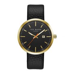 Zegarek "10031562" w kolorze złoto-czarnym. Zegarki Ted Baker. W wyprzedaży za 329.95 zł.