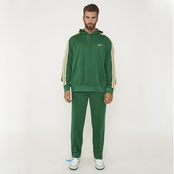 Kompletny dres sportowy SPACE STELLAR zielony. Brązowe komplety dresowe Legea, xl, bez wzorów, z dresówki, bez ramiączek. W wyprzedaży za 160.00 zł.