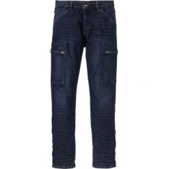 Dżinsy ze stretchem Slim Fit Straight bonprix ciemnoniebieski "stone used". Jeansy marki Under Armour. Za 79.99 zł.