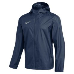 Kurtka męska Nike Academy 25 Storm-FIT Rain Jacket. Niebieskie kurtki przeciwdeszczowe Nike, m, bez wzorów, bez kaptura. Za 205.99 zł.