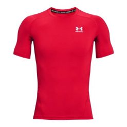 Koszulka sportowa z krótkim rękawem Czerwony. Białe t-shirty sportowe Under Armour, bez wzorów, bez ramiączek, na fitness i siłownię. Za 232.99 zł.