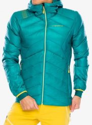 Kurtka puchowa męska La Sportiva Aiguille Down Jacket. Zielone kurtki La Sportiva, m, bez wzorów, z materiału, bez kaptura. Za 1,245.20 zł.