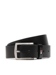 Tommy Hilfiger Pasek Męski New Denton 3.5 Belt AM0AM08360 Czarny. Czarne paski Tommy Hilfiger, bez wzorów, ze skóry. Za 189.99 zł.