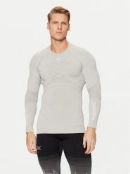 X-Bionic Bielizna termoaktywna górna Energy Accumulator 4.0 Shirt Lg Sl EA-WT06W19M Szary Slim Fit. Szara bielizna termoaktywna X BIONIC, m, bez wzorów, z syntetyku, bez ramiączek, narciarskie. Za 719.99 zł.