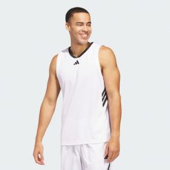 Koszulka adidas Basketball Legends Tank. Białe bezrękawniki Adidas, xs, bez wzorów, z materiału, bez kołnierzyka, bez ramiączek. Za 129.00 zł.