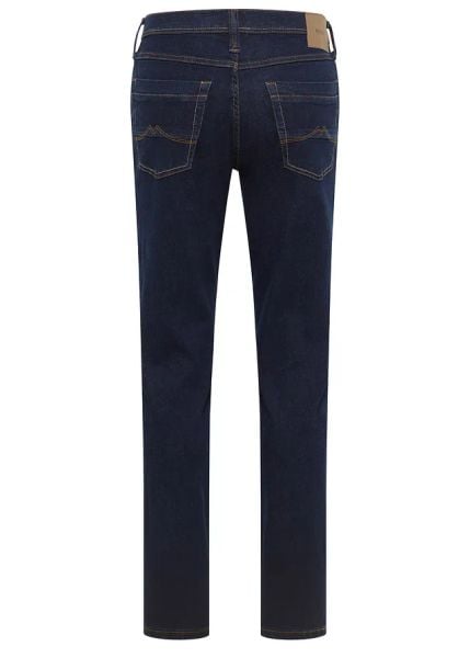 Dżinsy ze stretchem Mustang Washington, prosta nogawka. Niebieskie jeansy bonprix, m. Za 159.99 zł.