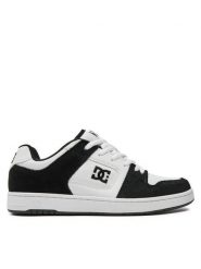DC Sneakersy Manteca 4 ADYS100765 Biały. Białe buty sportowe casual DC, bez wzorów, ze skóry, bez zapięcia. Za 259.99 zł.