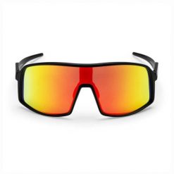Okulary CHPO Henke Black/Red Mirror z polaryzacją i matową oprawką z recyklingu. Czarne okulary przeciwsłoneczne ECHO. Za 182.85 zł.