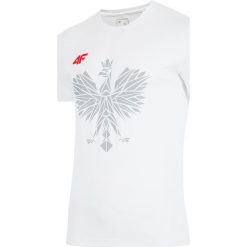Koszulka kibica PZLA męska TSMF101 - biały. T-shirty 4F. Za 179.99 zł.
