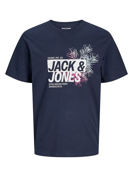 Jack & Jones Koszulka "Jaxon" w kolorze granatowym rozmiar: S. Niebieskie bezrękawniki Jack & Jones, s, bez wzorów, z bawełny, bez kołnierzyka, bez ramiączek. Za 53.04 zł.