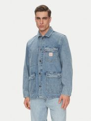 Levi's® Kurtka jeansowa Engineer A0744-0003 Niebieski Relaxed Fit. Niebieskie kurtki m, bez wzorów, z bawełny, bez kaptura. Za 439.99 zł.