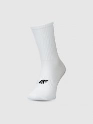 4F Skarpetki casual do połowy łydki (3-pack) męskie - białe 43-46. Białe skarpety 4F, bez wzorów, z bawełny. Za 54.99 zł.