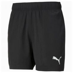 Męskie Szorty Z Tkaniny Dla Aktywnych. Czarne szorty Puma, m, bez wzorów, z tkaniny, sportowe. Za 138.99 zł.