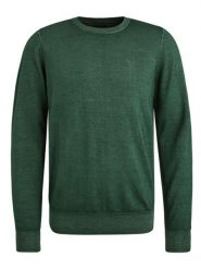 PME Legend Wełniany sweter w kolorze ciemnozielonym rozmiar: XL. Zielone swetry nierozpinane PME Legend, xl, bez wzorów, z wełny, bez kołnierzyka, bez ramiączek. Za 312.58 zł.