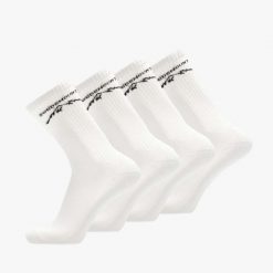 Skarpety sportowe Swedemount Sport Socks 4-Pack szybkoschnące. Białe skarpetki sportowe SWEDEMOUNT, bez wzorów, z tkaniny. Za 59.99 zł.