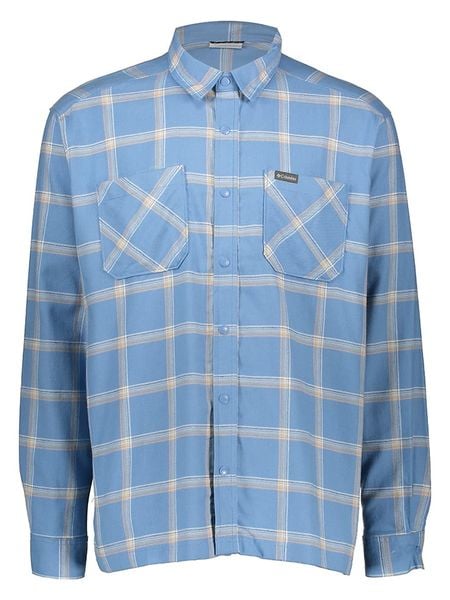 Columbia Koszula - Regular fit - w kolorze błękitnym rozmiar: M. Niebieskie koszule Columbia, m, bez wzorów, z materiału, bez kołnierzyka, bez ramiączek. Za 74.28 zł.