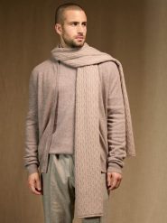 Perfect Cashmere Kaszmirowy szal "Paula" w kolorze beżowym rozmiar: onesize. Brązowe szaliki Perfect Cashmere, bez wzorów, z kaszmiru. Za 339.99 zł.