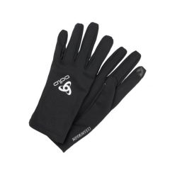 Rękawiczki wielofunkcyjne Odlo Ceramiwarm Light czarne. Czarne rękawiczki ODLO, bez wzorów. W wyprzedaży za 109.99 zł.