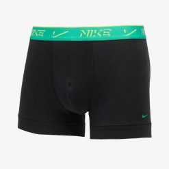Bokserki Nike Trunk 3-pak KE1284 U9M Czarny. Czarne bokserki Nike, m, bez wzorów. Za 177.62 zł.