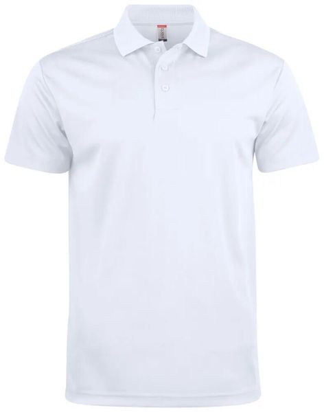 Clique Basic Active Polo – klasyczne polo z piké, 100% poliester. Białe sztyblety CLIQUE, bez wzorów, z materiału, bez obcasa, bez zapięcia. Za 118.33 zł.