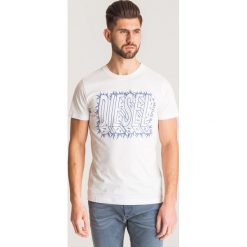 Biały t-shirt Diesel T-Diego SL - Biały. Białe t-shirty Diesel, l, bez wzorów, z bawełny, bez kołnierzyka, bez ramiączek. Za 89.50 zł.