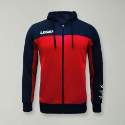 Kurtka Flex do biegania i treningu niebiesko-czerwona. Czerwone kurtki Legea, xl, bez wzorów, z bawełny, bez kaptura. Za 72.00 zł.