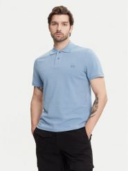Moose Knuckles Polo Everett M34MT712 Niebieski Slim Fit. Niebieskie koszulki polo Moose Knuckles, m, bez wzorów, z bawełny, bez kołnierzyka, bez ramiączek. Za 599.99 zł.