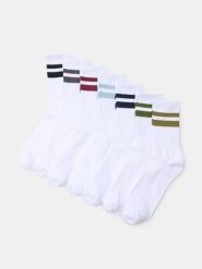 Bawełniane skarpetki 7 pack - wielobarwny. Skarpety Sinsay, bez wzorów, z bawełny. Za 22.99 zł.