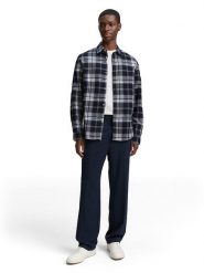 Tom Tailor Koszula - Relaxed fit - w kolorze granatowym rozmiar: XL. Niebieskie koszule Tom Tailor, xl, bez wzorów, z bawełny, bez kołnierzyka, bez ramiączek. Za 65.85 zł.