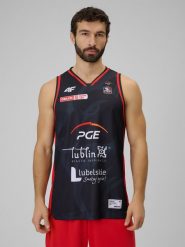 4F Koszulka meczowa replika wyjazdowa z sezonu 2025/26 męska 4F x Start Lublin - czarna XL. Czarne bezrękawniki 4F, m, bez wzorów, z materiału, bez kołnierzyka, bez ramiączek. Za 219.99 zł.