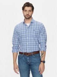 Polo Ralph Lauren Koszula 710966474001 Niebieski Classic Fit. Niebieskie koszule Polo Ralph Lauren, l, bez wzorów, z bawełny, bez kołnierzyka, bez ramiączek. Za 369.99 zł.