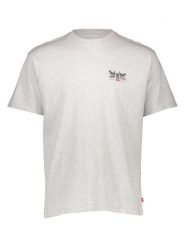 Levi's Koszulka w kolorze szarym rozmiar: L. Szare bezrękawniki Levi's®, l, bez wzorów, z bawełny, bez kołnierzyka, bez ramiączek. Za 84.01 zł.