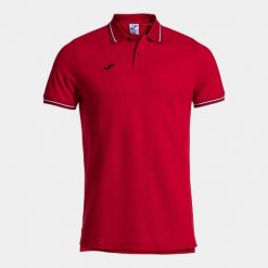 Polo Joma Confort Classic. Czerwone koszulki polo Joma, m, bez wzorów, bez kołnierzyka, bez ramiączek. Za 140.40 zł.