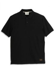 Scotch & Soda Koszulka polo w kolorze czarnym rozmiar: M. Czarne koszulki polo Scotch & Soda, m, bez wzorów, z bawełny, bez kołnierzyka, bez ramiączek. Za 110.55 zł.