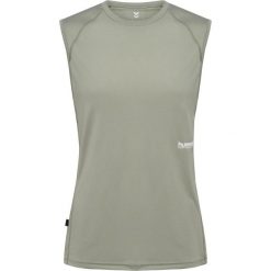 Tank top Hummel Pulse. Szare t-shirty sportowe Hummel, bez wzorów, bez ramiączek, na fitness i siłownię. Za 147.00 zł.