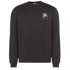 Bluza sportowa męska Fila Broundry Crew Sweat. Żółte bluzy bez kaptura Fila, m, bez wzorów, z bawełny, bez kaptura. Za 119.00 zł.