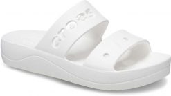 Klapki Dla Dorosłych Crocs Baya Platform. Brązowe klapki Crocs, z materiału. Za 139.99 zł.