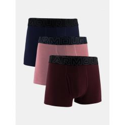 Bokserki męskie 3-pak Under Armour M Perf Cotton 3in Mix Mix 2xl. Brązowe bokserki Under Armour, m, bez wzorów, z bawełny. Za 245.99 zł.