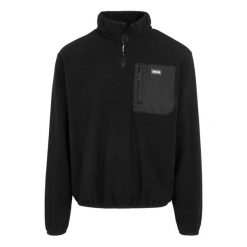 Polarowy Top Męski Suwak Do Połowy Frankie. Czarne bluzy Regatta, na zimę, l, bez wzorów, z polaru, bez kaptura. Za 125.99 zł.