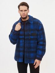 Calvin Klein Jeans Kurtka przejściowa J30J324312 Granatowy Relaxed Fit. Niebieskie kurtki Calvin Klein Jeans, m, bez wzorów, z jeansu, bez kaptura. Za 499.99 zł.