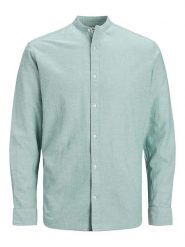 Jack & Jones Koszula - Regular fit - w kolorze zielonym rozmiar: XL. Zielone koszule Jack & Jones, xl, bez wzorów, bez kołnierzyka, bez ramiączek. Za 96.60 zł.