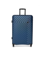 WITTCHEN Walizka duża 56-3A-753-91 Granatowy. Niebieskie walizki Wittchen, bez wzorów, z tworzywa sztucznego, duże. Za 449.99 zł.