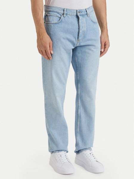 HUGO Jeansy Jonah 50572763 Niebieski jasny Regular Fit. Niebieskie jeansy Hugo, m. Za 399.99 zł.
